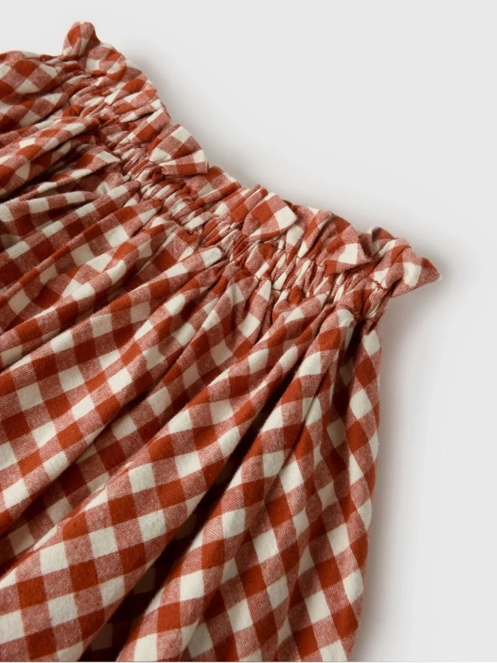 Pink Chicken Girls' Theodore Skirt Gingham Size 8 Years